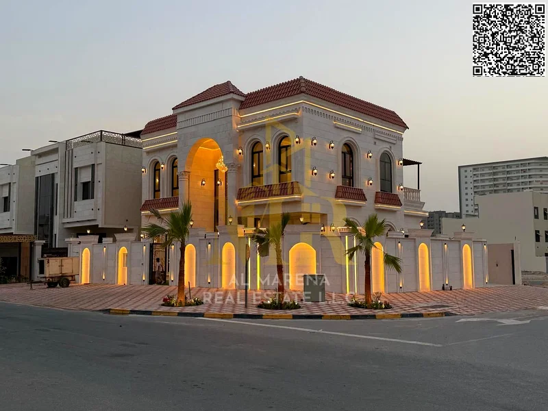 ✨🏡 Own a luxurious corner villa with spacious halls and an independent council in Ajman, high-end finishing in Al Helio 2 ✨🏡63907375666947112