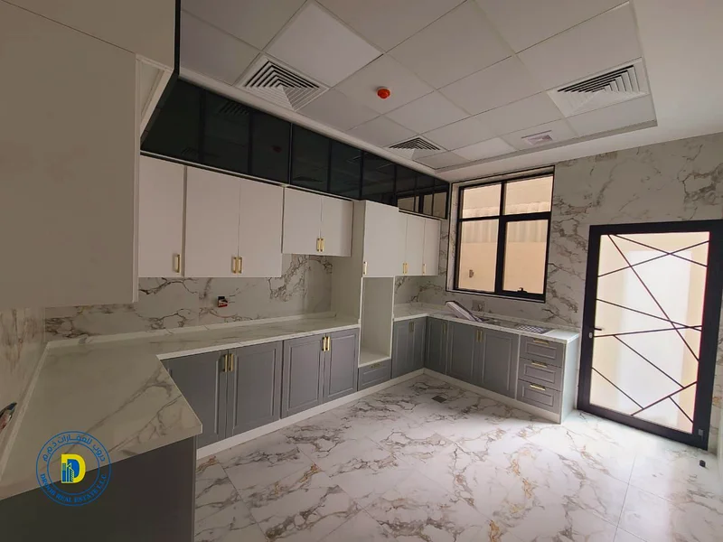 villa 7BR, 4 floors, with a roof and elevator, including AC, Al Alia Ajman, freehold , bank financing without down payment63872180634882114