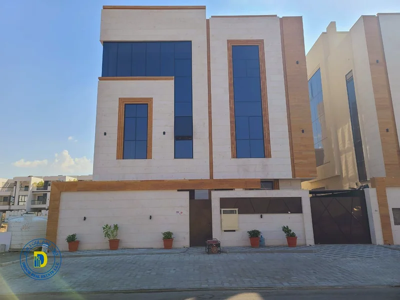 villa 7BR, 4 floors, with a roof and elevator, including AC, Al Alia Ajman, freehold , bank financing without down payment63872180634882110