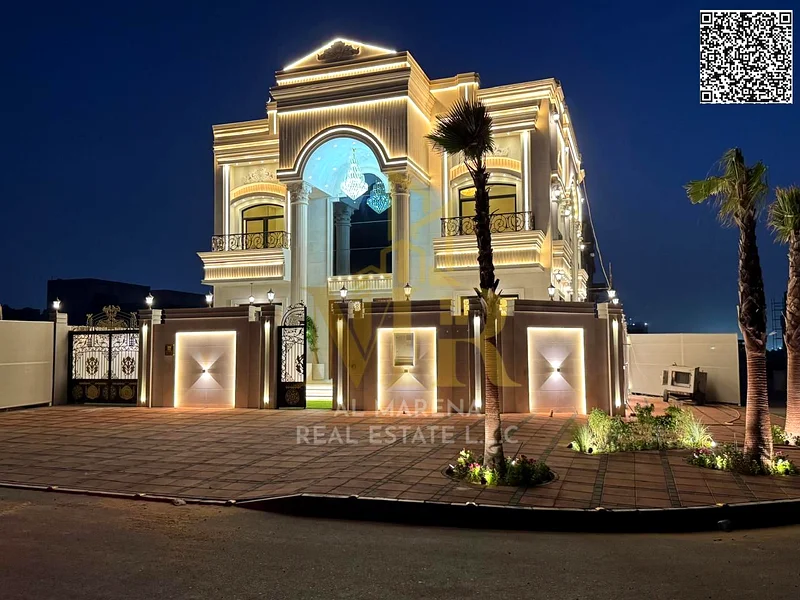🏡✨ Luxurious corner villa for sale in Al Helio - spacious area, modern design, corner of two streets, including fees63907375675778110