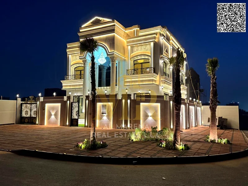 🏡✨ Luxurious corner villa for sale in Al Helio - spacious area, modern design, corner of two streets, including fees63907375675778111