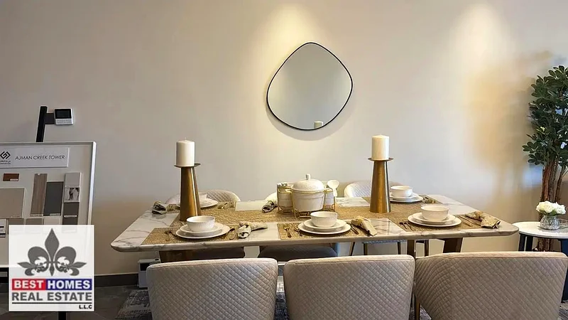 Amazing 1 BHK Apartment for sale in Ajman Creek Tower with 10% down payment63877988512643112
