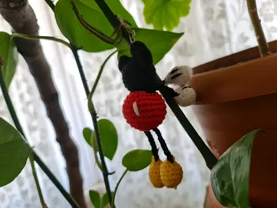 Adorable Handmade Mickey Mouse Keychain