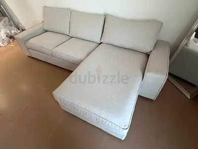 Perfect like Brand new Condition IKEA Kivik L shape Sofa beige