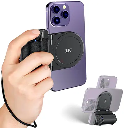 Magnetic Smartphone Shooting Holder Phone Hand Grip Handle Snap