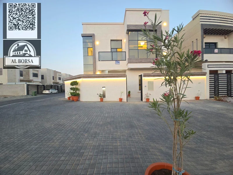 🏡For sale, a villa in Al Helio, Ajman, 5 master bedrooms, a living room and a hall, at an attractive price. It is distinguished by its strategic loca63911197540993110