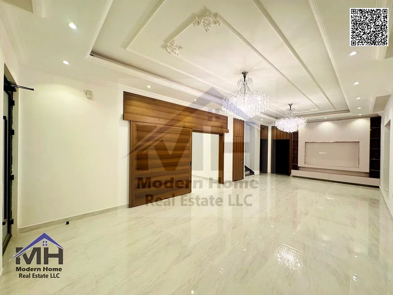 At an all-inclusive price, own a corner villa with a swimming pool in Ajman. First resident, freehold, super deluxe finishing, opposite Azha Community63907479605890114