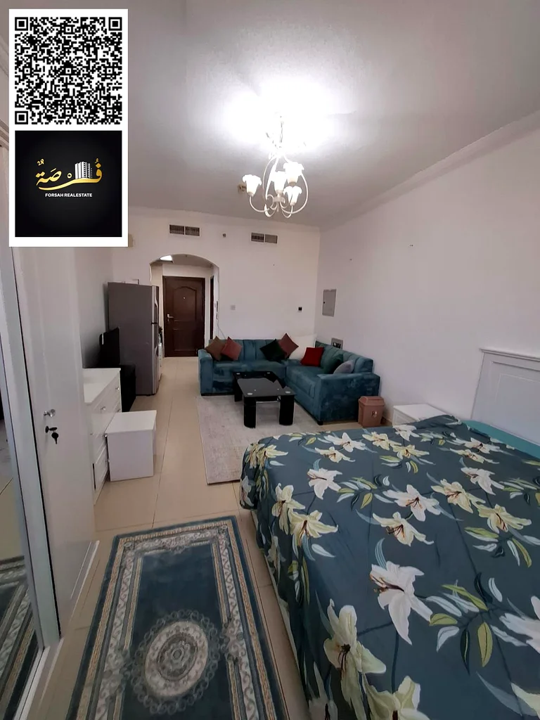 استوديو مؤثث للإيجار أثاث نظيف جدًا، مالك ثانٍ آجْمَان، منطقة الجرف، أبراج الياسمين63715124045313110
