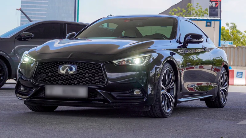 إنفينيتي Q60 3.0t بريميوم كوبيه – أسود جيت/جلد بيج، 80,000 كم، خدمة كاملة63613736416513117