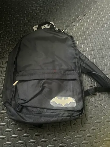 Stylish Batman Themed Black Backpack for Sale