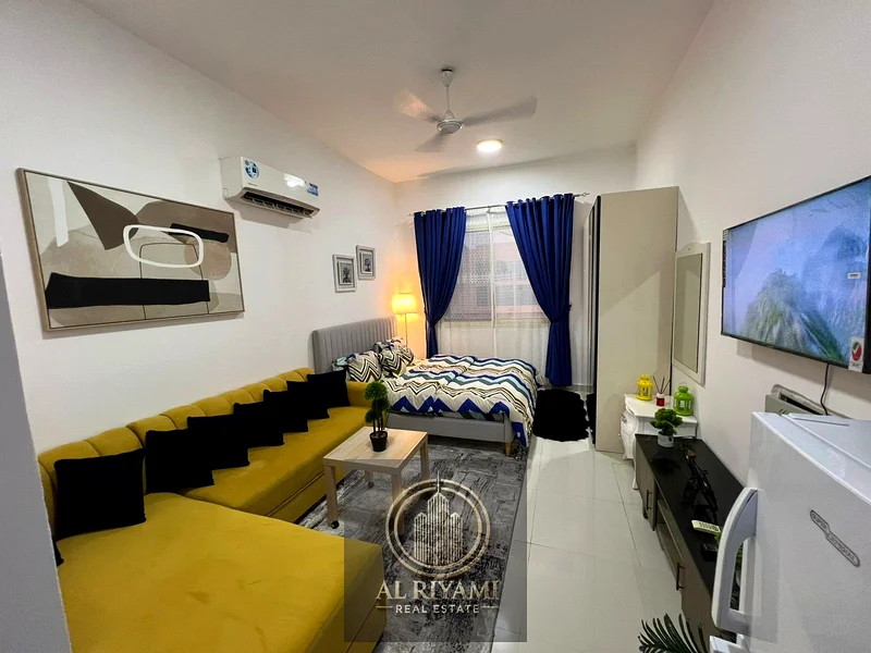 👈 الآن متاح استوديو مفروش للإيجار، أول ساكن #عجمان63722901770241110