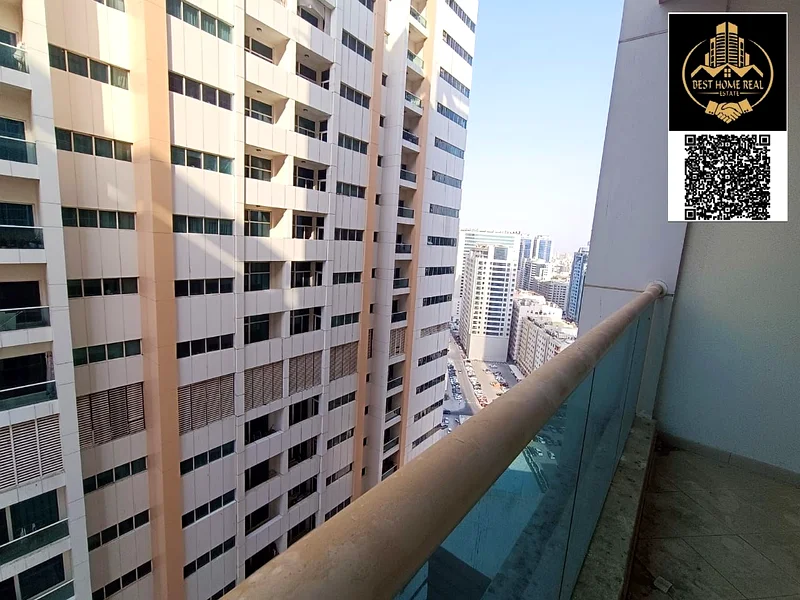 For sale an apartment in Al Rashidiya 3, Ajman Towers, one with two master bedrooms, a hall, a kitchen, a bathroom, and a laundry room63888487318659110