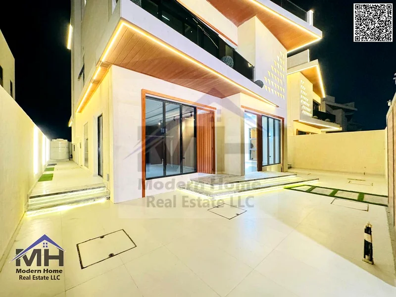 At a price including registration fees, own a villa with a European-designed swimming pool in Ajman, freehold, first resident opposite Azha Community63907479650691112