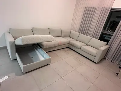 Vimle ikea _corner sofabed beige perfect condition
