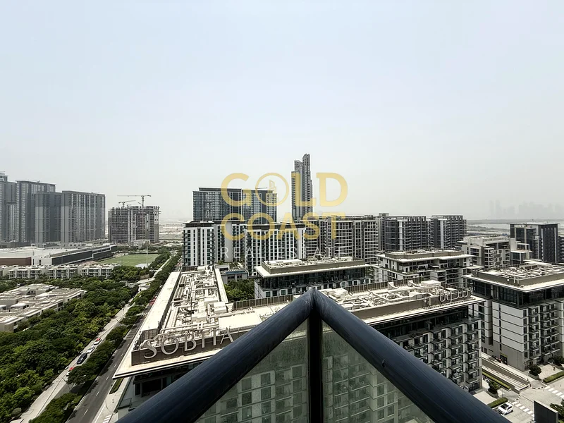 Hot Price - High-Floor 2BR in Sobha Hartland Waves | Burj Khalifa, Skyline and Lagoon Views |Vacant and Ready to Move In | Fully Fitted Kitchen64016677890305114