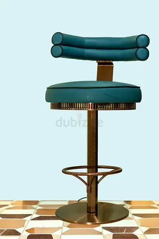 Elegant Blue Bar Stool for Modern Interiors