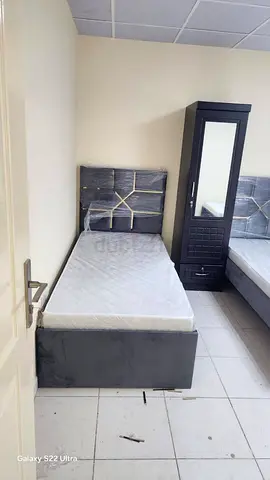 Stylish Modern Single size bed and mattress