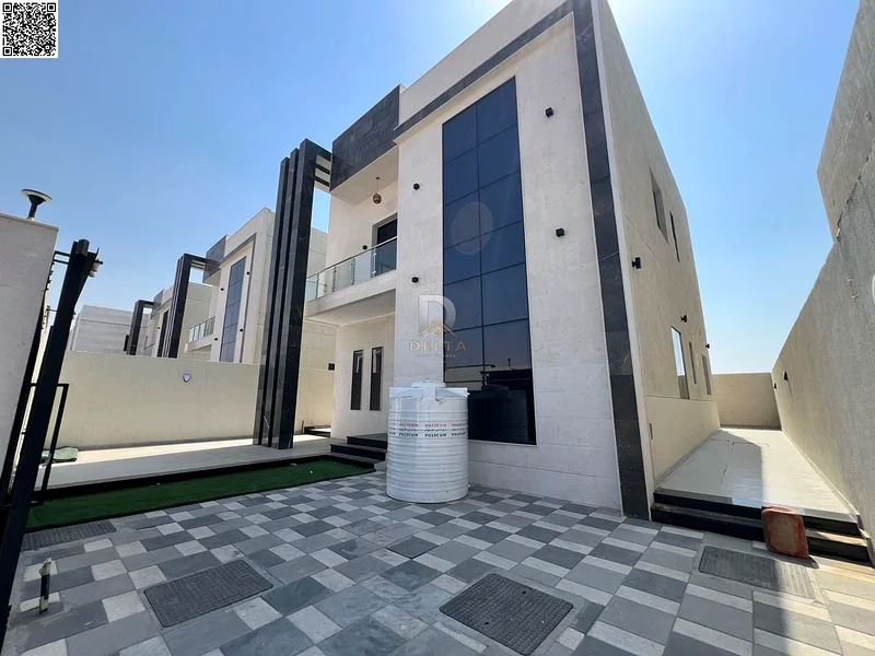 Villa for sale in Ajman, including registration fees, with a modern design and personal finishing, in a prime location, freehold63907375742851111
