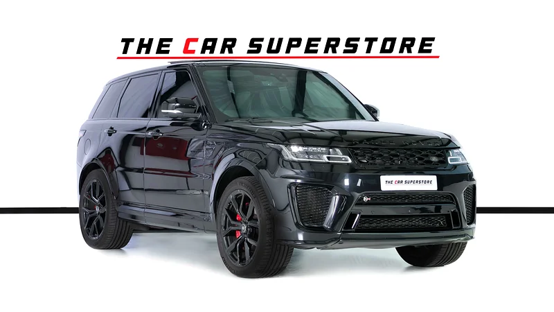 رينج روفر سبورت SVR-FSH في الطيار - لون أسود حصري بالكامل - محرك V8 سوبرتشارجد63612091383809111