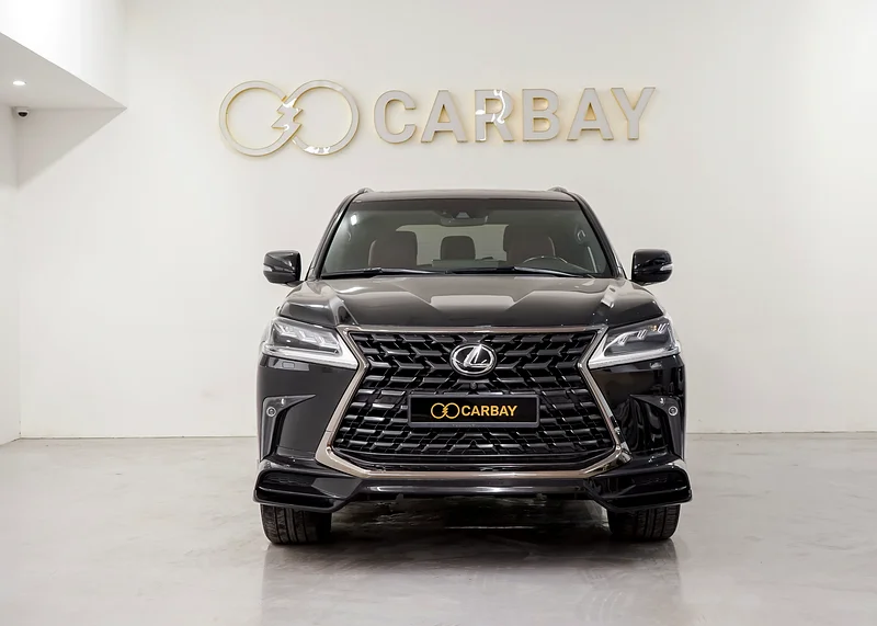 AED 4997 PM | LEXUS LX 570 SIGNATURE BLACK EDITION 2021 | UNDER AGENCY SERVICE CONTRACT | GCC63612073621634111