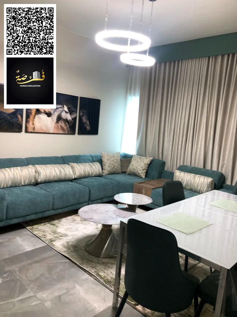 شقة مميزة للبيع من جديد، غرفة نوم واحدة وصالة، مع الأثاث، أقساط تُدفع بواسطة المطور63868842847618114