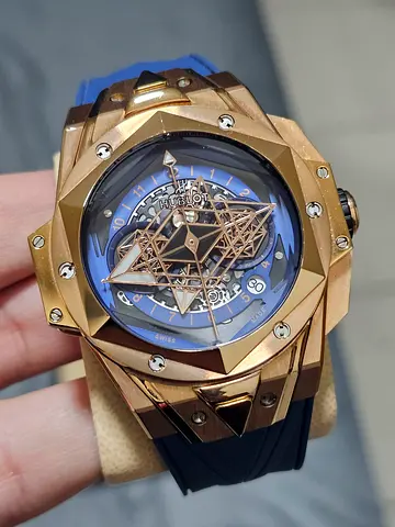 HUBLOT BIG BANG SANG BLEU II LIMITED EDITION CLONE WATCH......HIGH GRADE COPY