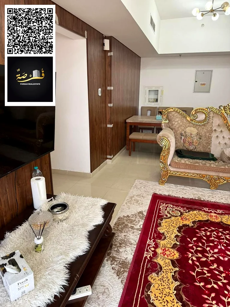 For sale, a distinctive apartment in Al Nuaimiya Tower One - Ajman Apartment details: Two bedrooms and a hall Two bathrooms Balcony with an open view63880069705729114