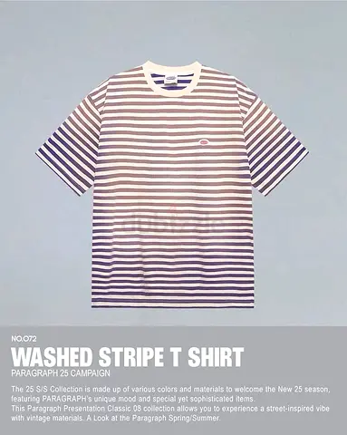 Korea Paragraph T-shirt - one size