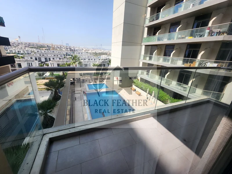 FREE CHILLER // LARGE SEMI FURNISHED 1BEDROOM // POOL VIEW @ AL FURJAN63761924242433111