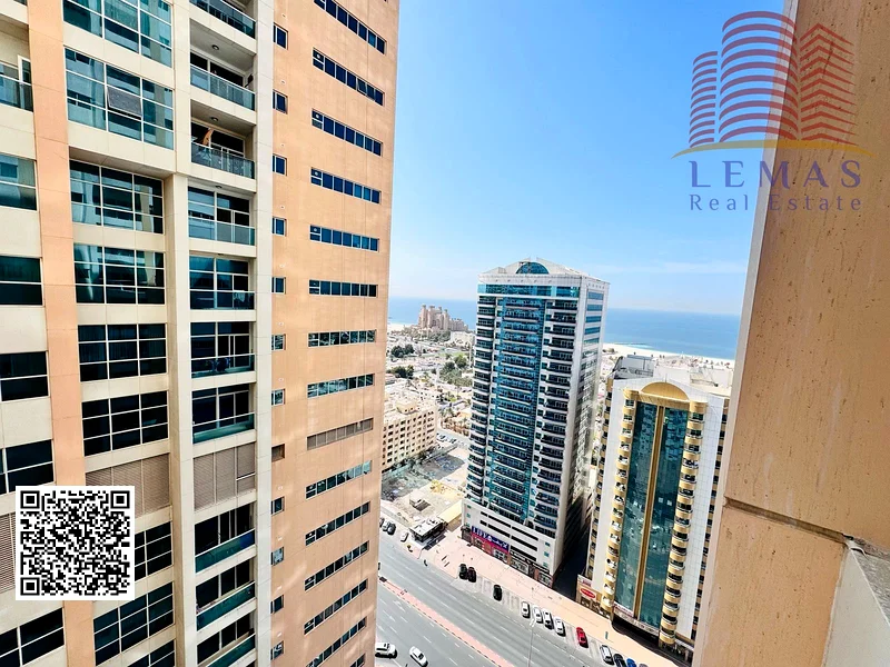 Amazing 2 Bhk ready to move  partial sea view in Ajman one tower63866511606401110