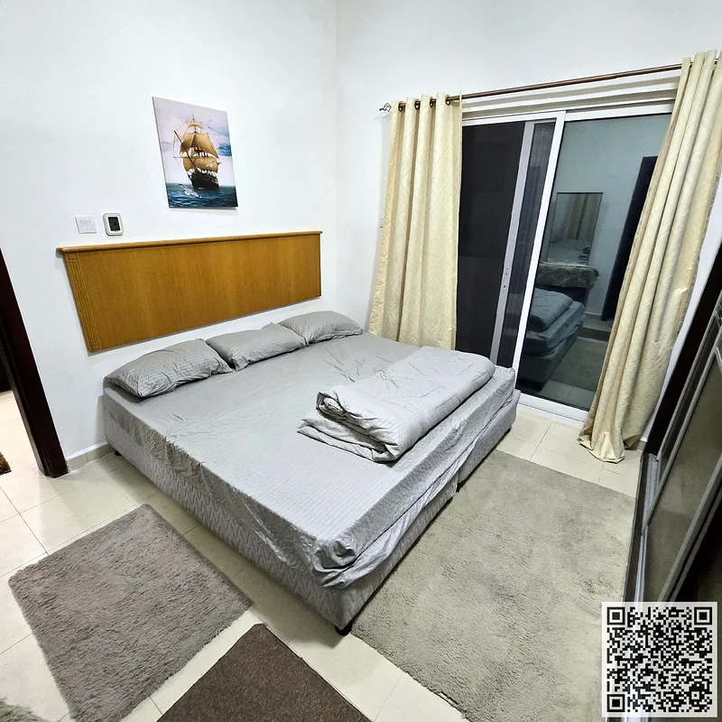 Furnished One-bedroom apartment for monthly rent in Ajman - Khalifa Street - City Towers, elegant furnishings ✅All Bills, and parking included63838123572867111