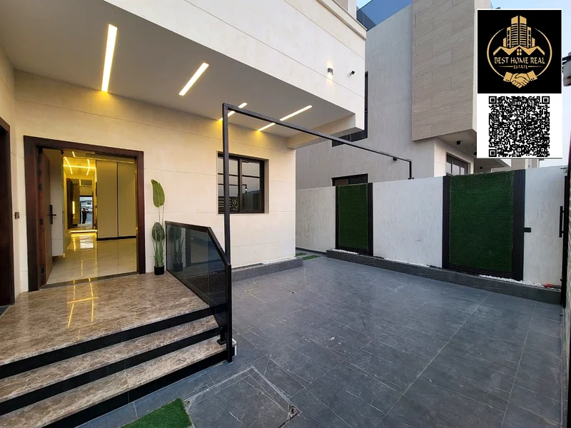 For Sale – Luxury Villa in Al Bahia Ajman | 6 Master Bedrooms | Majlis + 2 Halls | Main + Prep Kitchen | Full Stone | Roof | AED 1.81M incl. fees63883873030915111