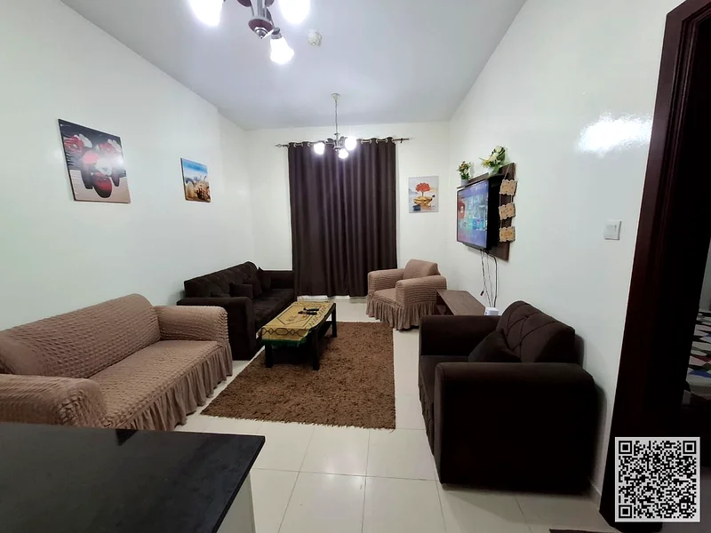 🏢 1BHK Fully Furnished Apartment for Monthly Rent – City Towers, Al Nuaimiya | All Bills Included 🏢  Live in the heart of Ajman in one of the mos63838333400961112