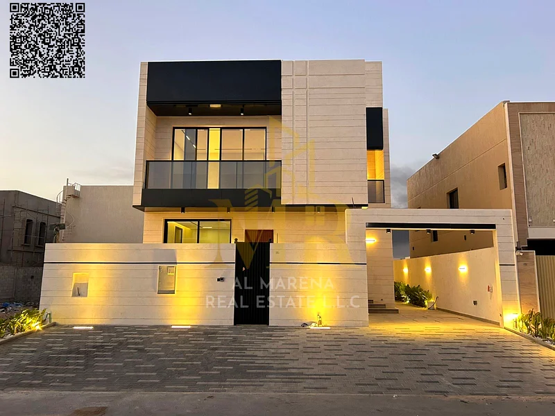 For Sale – Luxury Villa in Al Bahia Ajman | 6 Master Bedrooms | Majlis + Hall | Maid Room | Ground + 1st + Roof | AED 2M incl. Fees63883739519875110