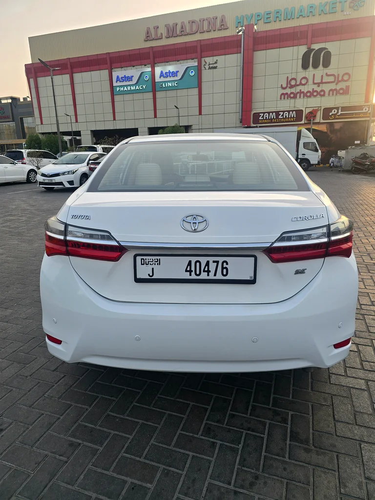 Toyota corolla SE model 2019 km 117000 GCC space engine 1.6 accident Free63612452021507112