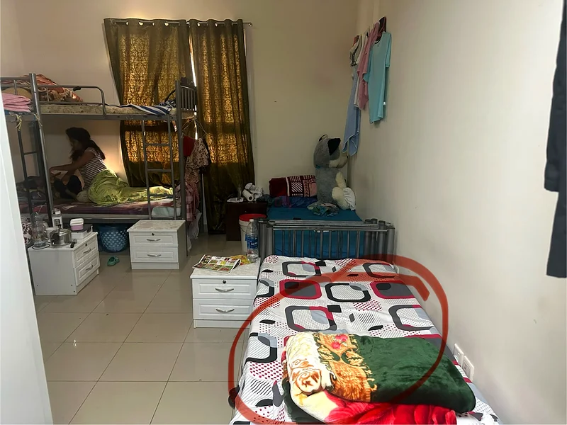 Executive lady bedspace available in al khail gate63623901231747111