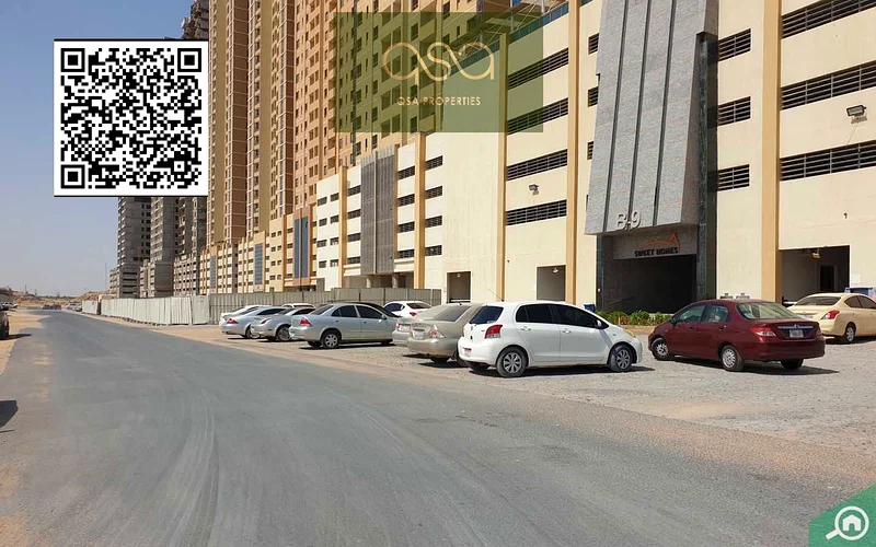 شقة بغرفة نوم واحدة واسعة متوفرة للإيجار في برج باراديس ليك B9، إماريتس سيتي، عجمان!63715947680002110