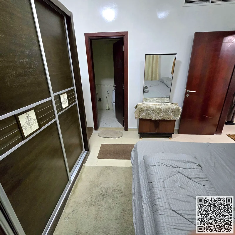Furnished One-bedroom apartment for monthly rent in Ajman - Khalifa Street - City Towers, elegant furnishings ✅All Bills, and parking included63838123572867113