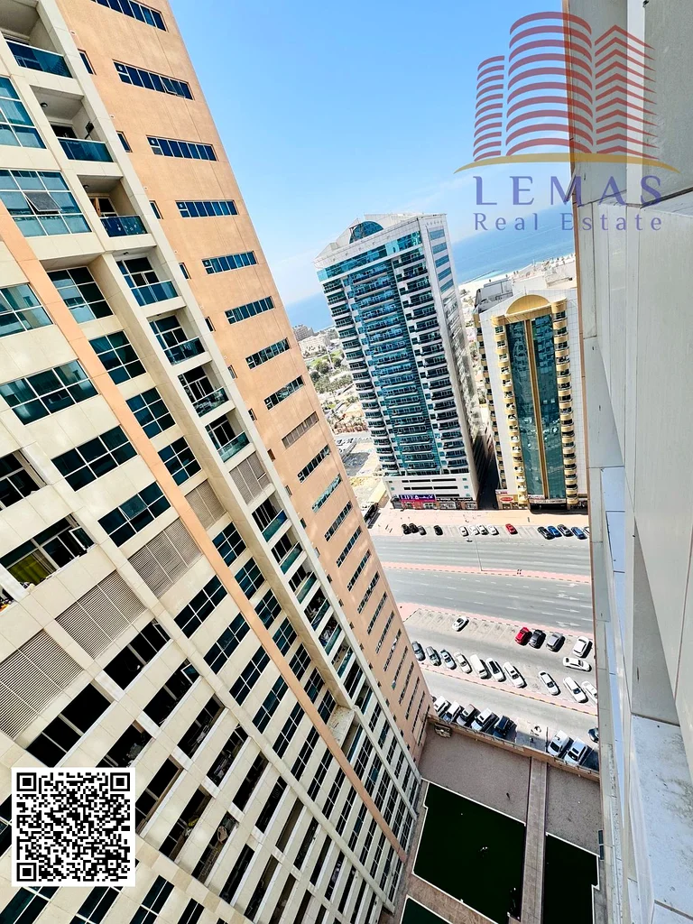 Amazing 2 Bhk ready to move  partial sea view in Ajman one tower63866511560578114