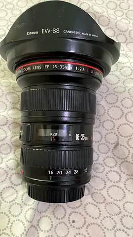 canon 16-35mm f2.8 L ii / mark 2 lens