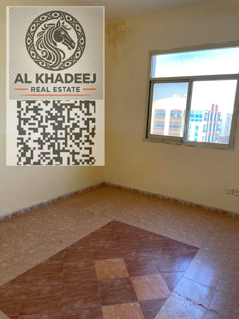 Two-bedroom apartment for annual rent in Ajman – Al Jurf 2, balcony and 2 baths, central location near Al Aqsa School, ideal for families or individua63714836852483111