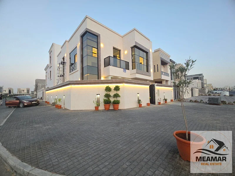 🏡 Fully Stone Villa for Sale – Corner | Ajman – Al Helio Area 263907479729409111
