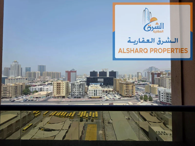 One of the most beautiful studios in Ajman with a private parking inside the tower, a large area with a balcony with an open view,63723760574338110
