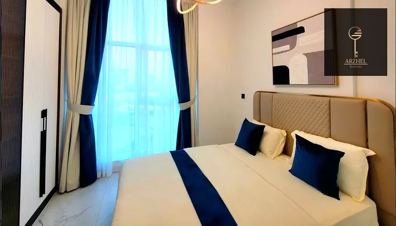 شقة جديدة بالكامل ومفروشة بالكامل مكونة من غرفتين نوم للإيجار مع مسبح خاص63807903972098113