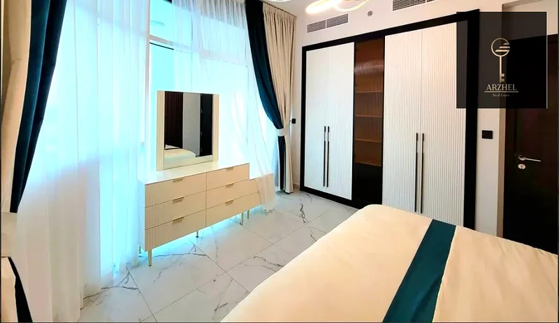 شقة جديدة بالكامل ومفروشة بالكامل مكونة من غرفتين نوم للإيجار مع مسبح خاص63807903972098114
