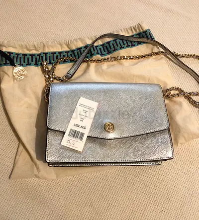Original Tory Burch Robinsons metallic bag