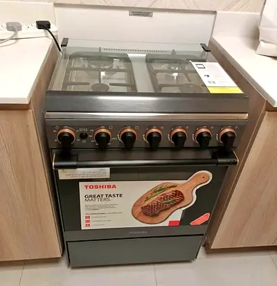 Toshiba 4 Burner Gas Cooker 60x60cm