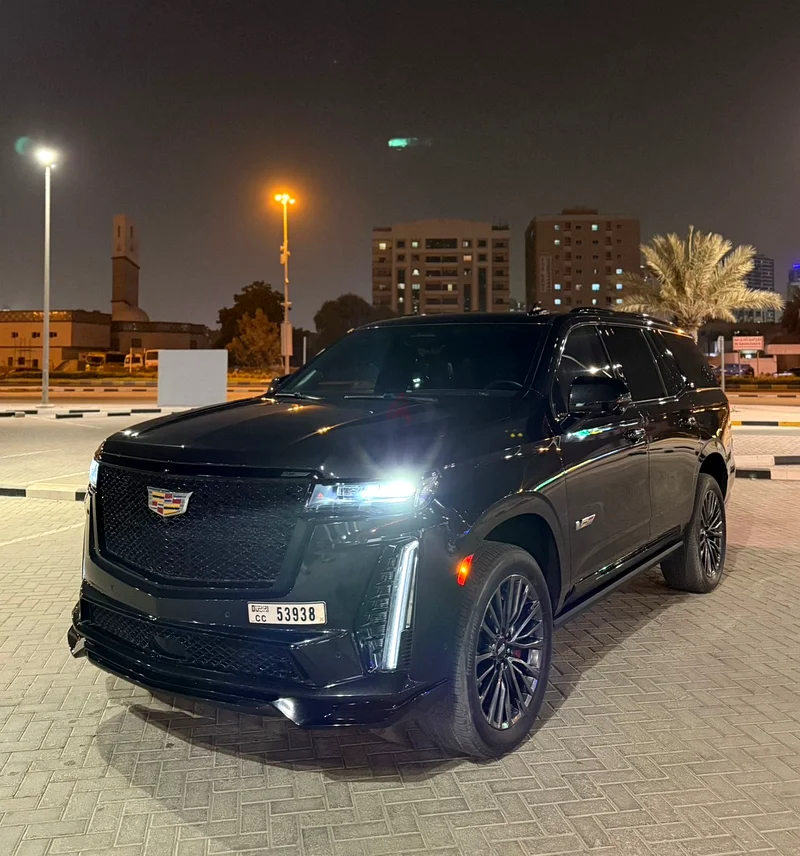 Cadillac Escalade V 2024 | Black Diamond | Burgundy Interior63612058235393112
