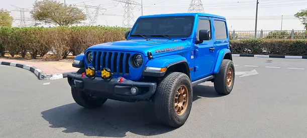 WRANGLER 2023 RUBICON V6 3.6L 8 GEAR GCC 5 YEARWARRANTY AL FUTTAIM TRADING + ORGINAL PAINT 100%