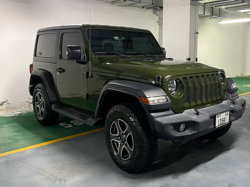 2021 Jeep Wrangler Sport ( GCC Specs) perfect Condition “ only 19,000 Km “ under warranty63612080602371112